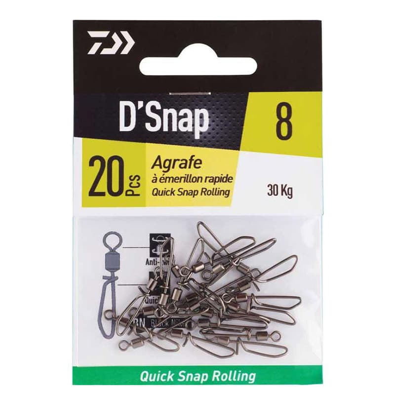 Emerillon DAIWA A Agrafe Quick N°12