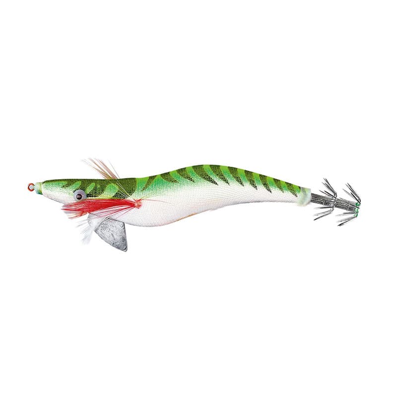 Turlutte Egi Sea Squid FLASHMER VERT 12 cm 3.5