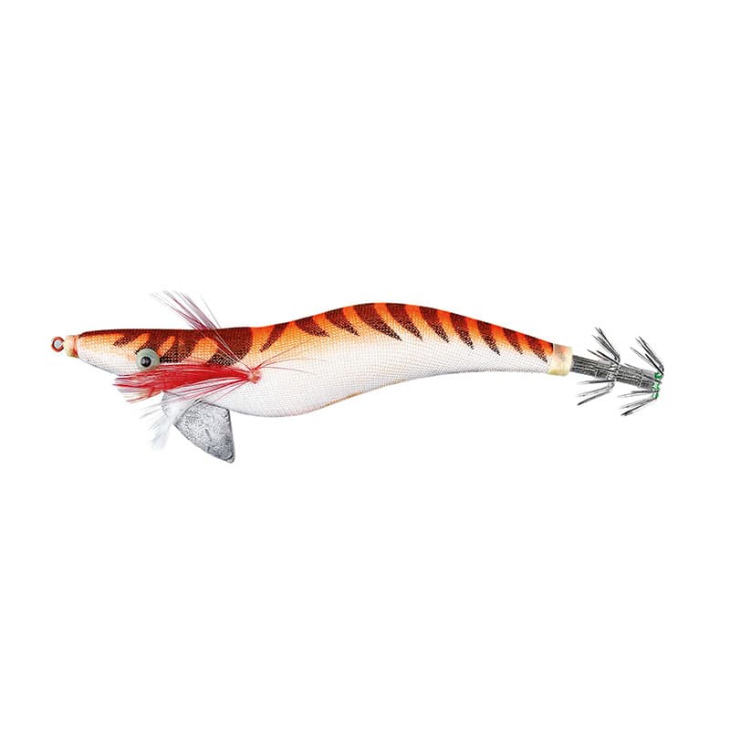 Turlutte Egi Sea Squid FLASHMER 9 cm 2.5 TISSU ORANGE