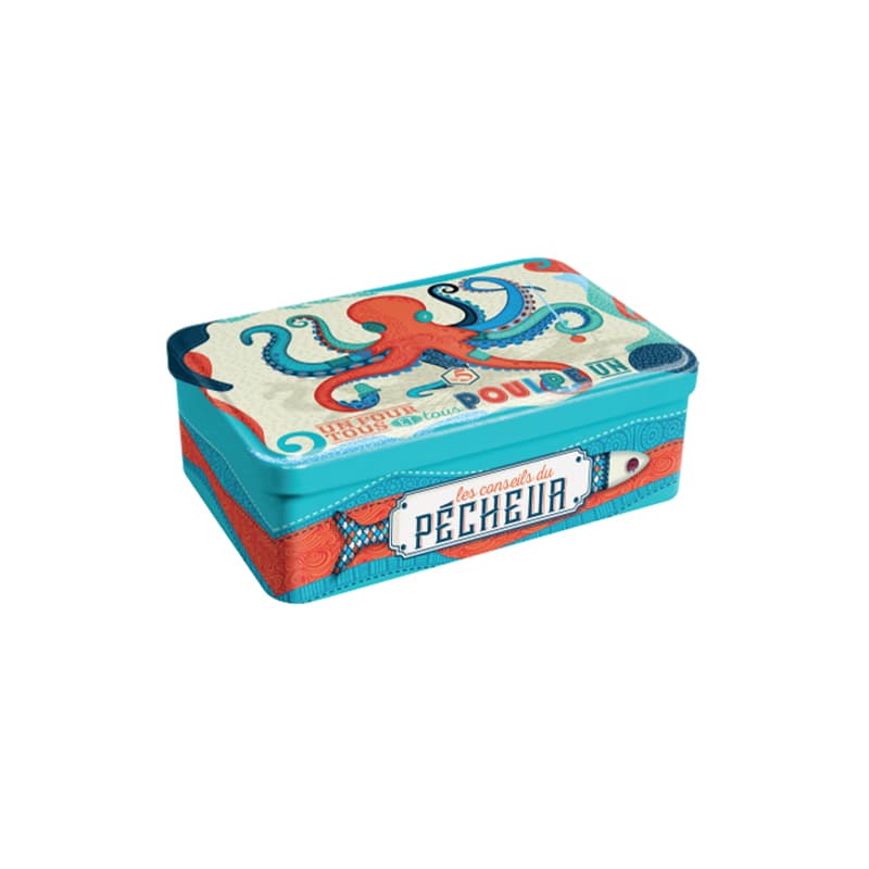 Boîte Assortiment Galettes Et Palets "Poulpe patchwork" SOCIÉTÉ DV 210 g