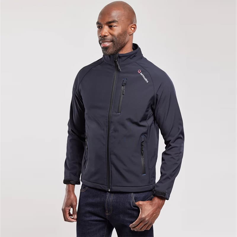 Veste softshell imperméable BERMUDES Sealand M 019 Navy/Noir