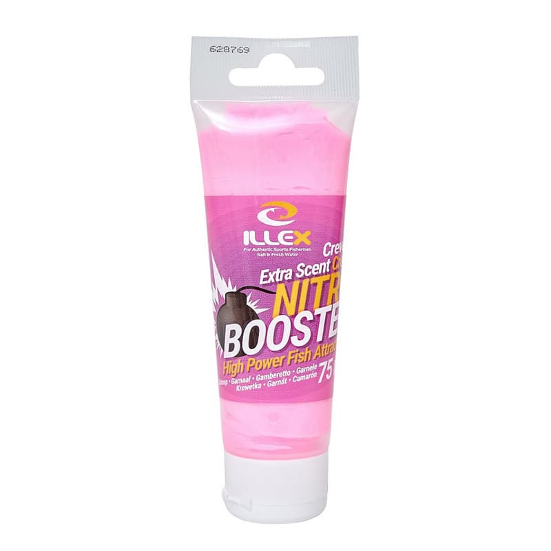 Attractant SENSAS Nitro Booster - Crème 75 mL SHRIMP CREAM PINK