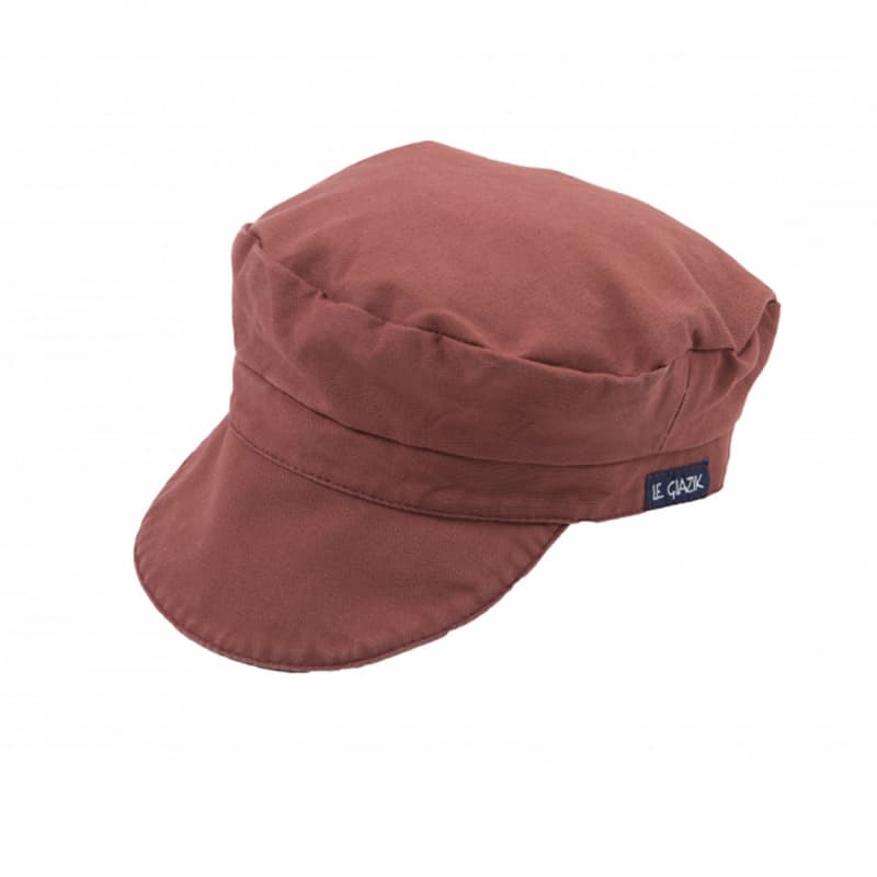 Casquette en toile LE GLAZIK Brique 55 cm