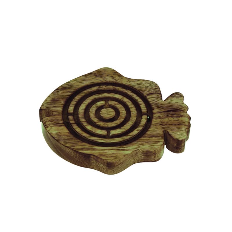 Jeu labyrinthe bois "Poisson"