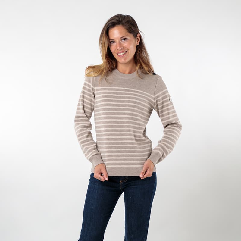 Pull ROYAL MER Lize R 46 Sable/Craie