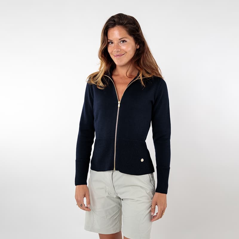 Gilet zippé ROYAL MER Ninon 36 Marine