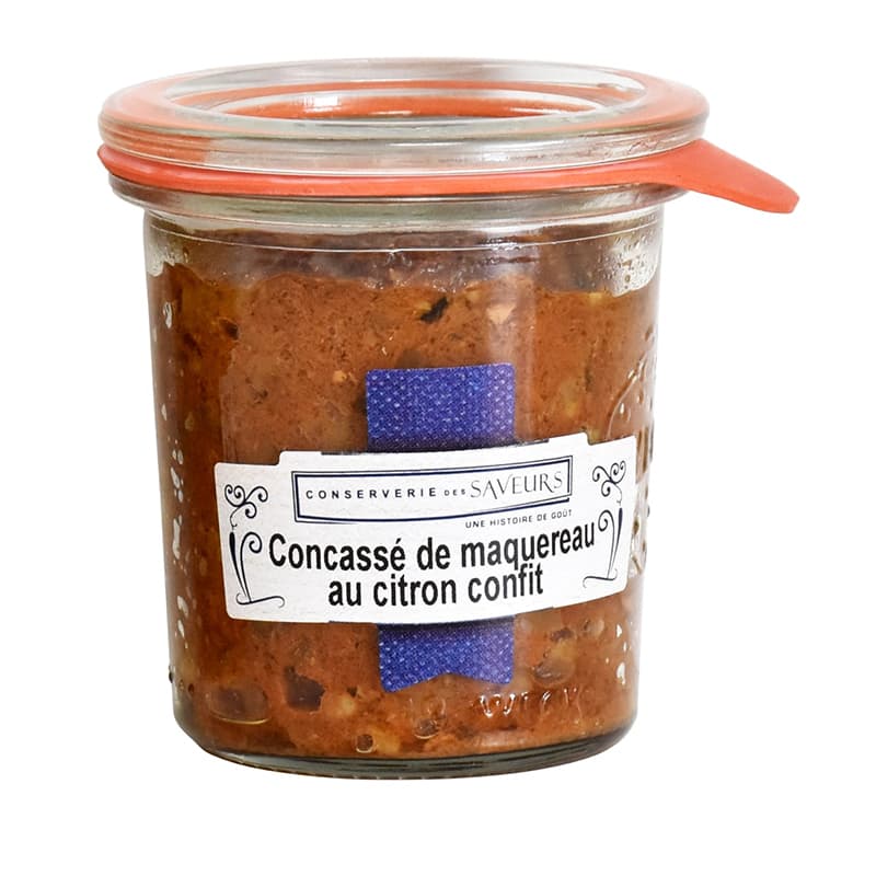 Pot Weck Concassé de Maquereau au Citron confit CONSERVERIE DES SAVEURS