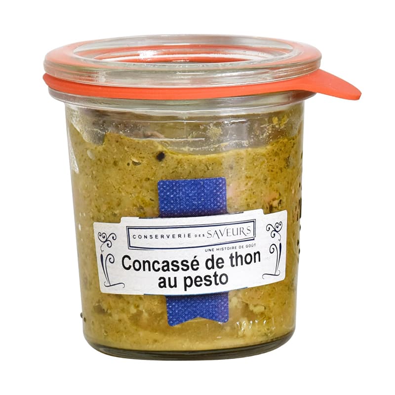 Pot Weck Concassé de Thon au Pesto CONSERVERIE DES SAVEURS