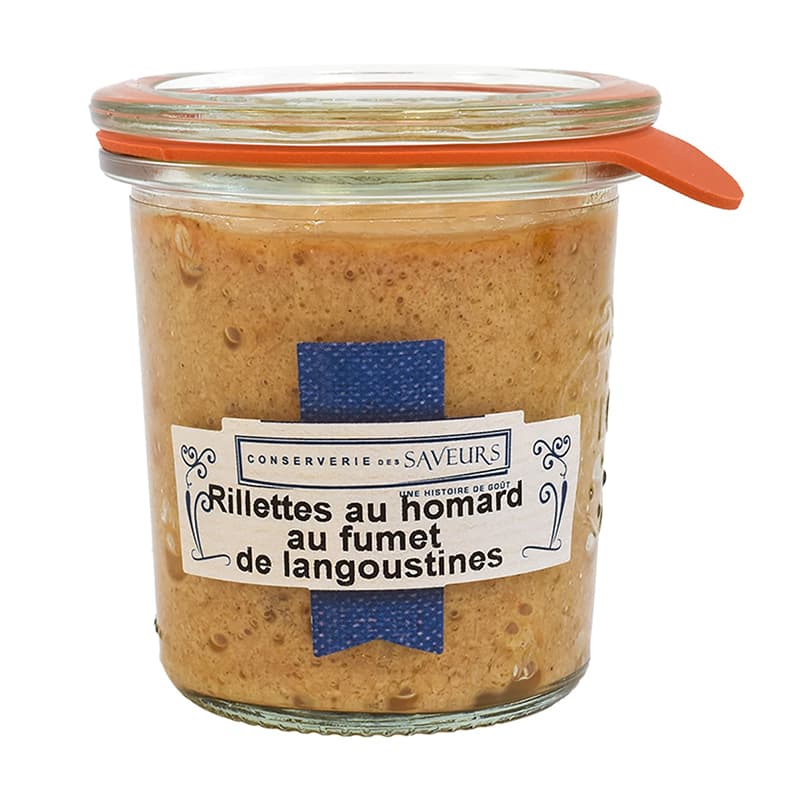 Pot Weck Rillettes au Homard au fumet de Langoustines CONSERVERIE DES SAVEURS