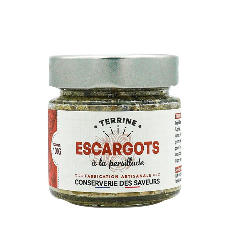 Terrine d'Escargots Ă la Persillade CONSERVERIE DES SAVEURS