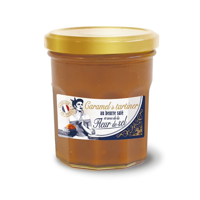 Caramel à tartiner au Beurre salé et à la Fleur De Sel SOCIÉTÉ DV