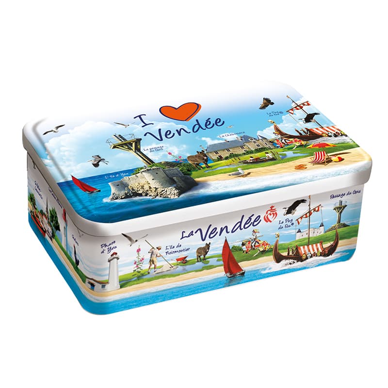 Boîte Assortiment Galettes et Palets "I Love Vendée" SOCIÉTÉ DV