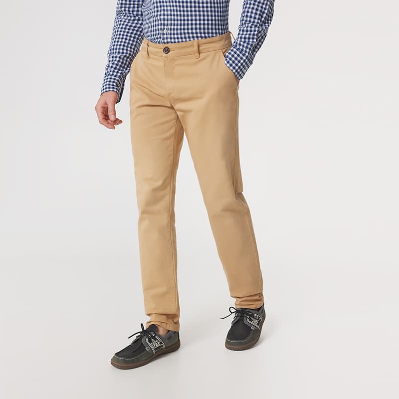 Pantalon chino TBS Filaofan 42 283 Daim