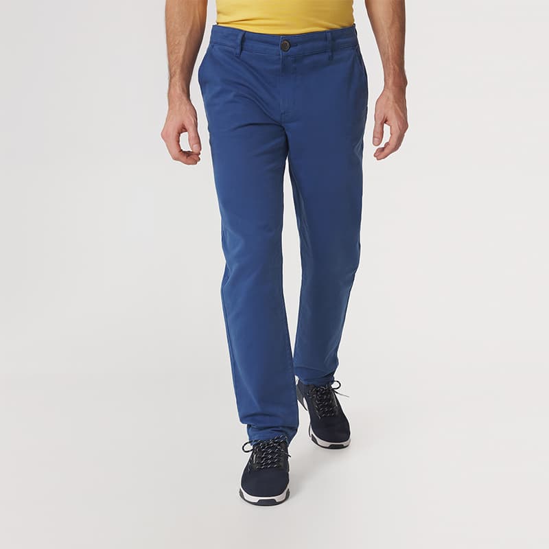 Pantalon chino TBS Filaofan 44 352 Baltique