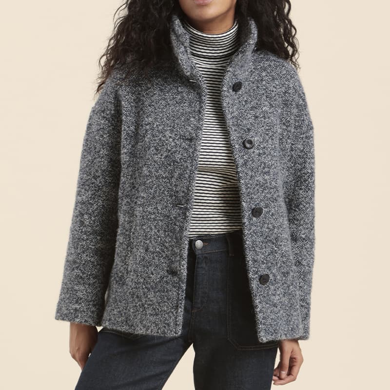 Manteau Lainage mousseux MAT DE MISAINE Felta 2 U2010 Orage