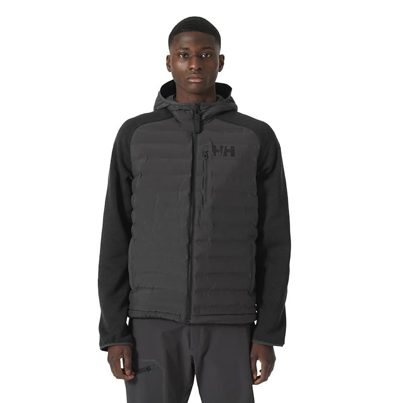 Veste polaire bi-matière HELLY HANSEN Arctic Ocean Hybrid S 980 Ebony