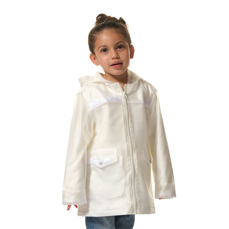 Ciré sequins doublé polaire HUBLOT Belline 10 Ans Ecru