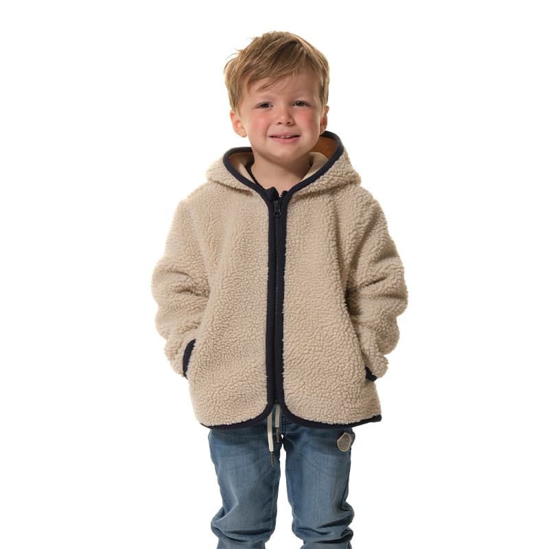 Veste mixte sherpa HUBLOT Zilpa 2 Ans Ecru