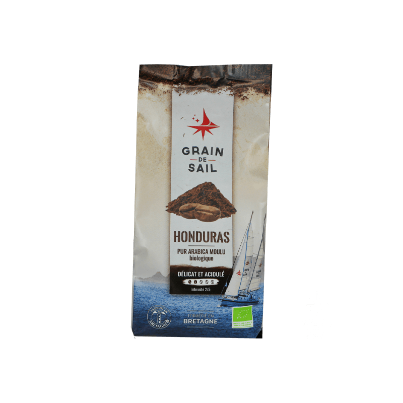 Café moulu du Honduras GRAIN DE SAIL 250 g