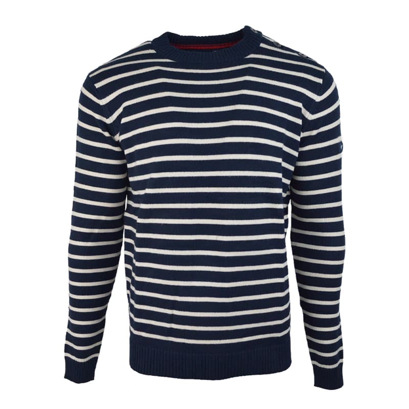 Pull HUBLOT Hendaye 2XL Marine/Ecru