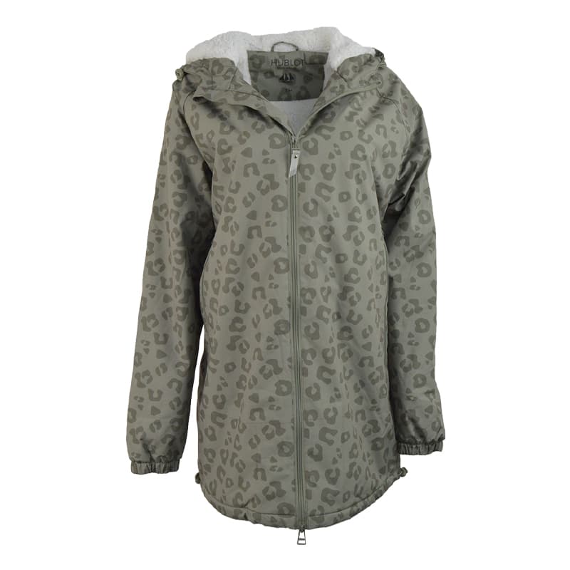 Coupe-vent imperméable doublé sherpa HUBLOT Pleanneleo S Tea/Kaki Leo