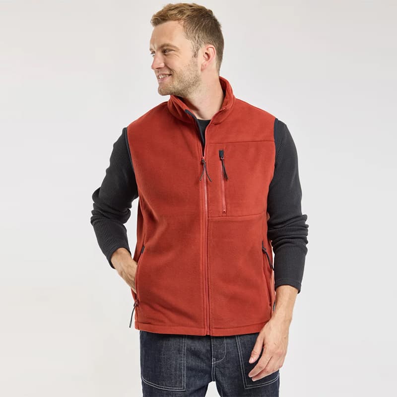 Veste polaire sans manches BERMUDES Peria 2XL b630 Brique