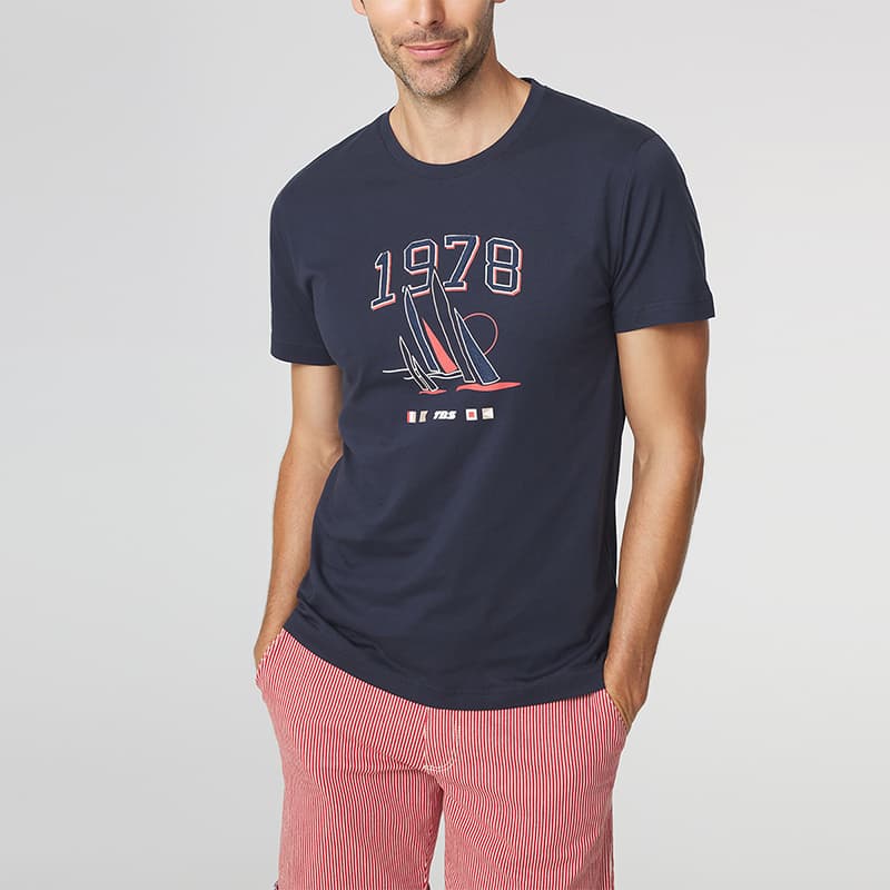 T-Shirt TBS Hervetee 2XL 612 Navy