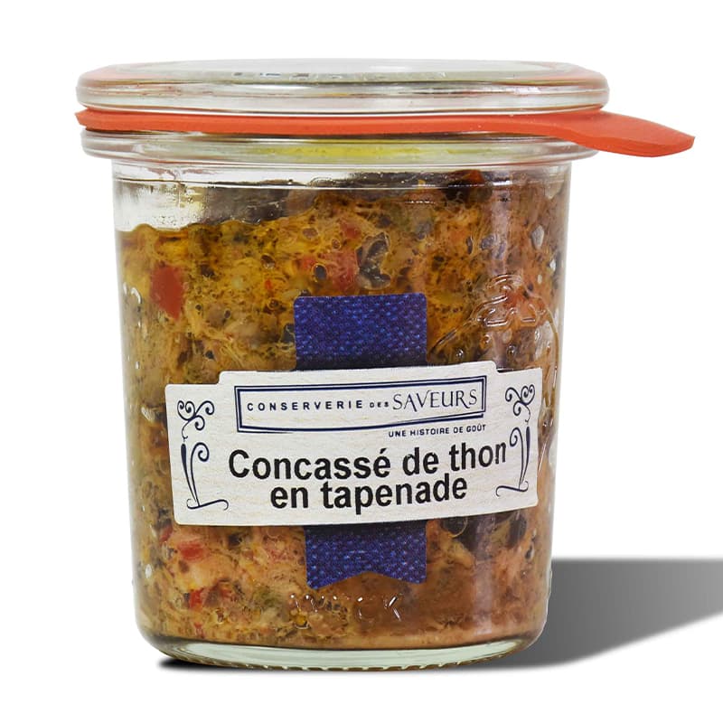 Pot Weck Concassé de Thon en Tapenade CONSERVERIE DES SAVEURS