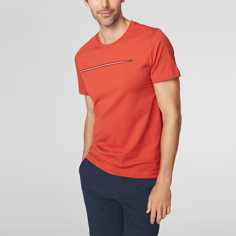 T-Shirt TBS Meluttee M 826 Grenade