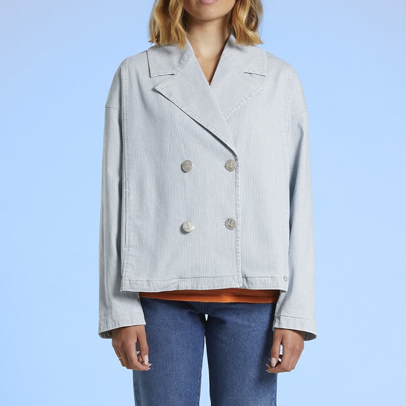 Veste MAT DE MISAINE Figeac 11785 1 Ray23 Raye Navy