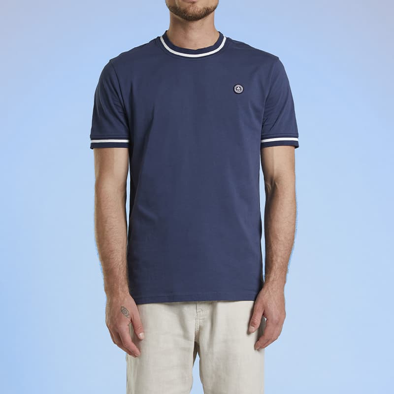 T-shirt MAT DE MISAINE Mayotte-212G M U26 Indigo