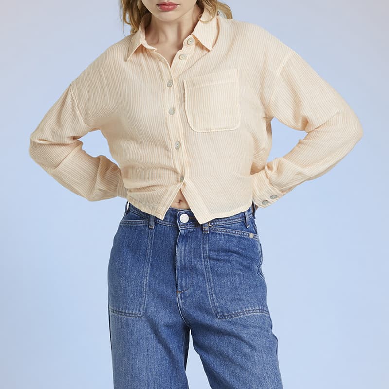 Chemise MAT DE MISAINE Cuba 20158 38 U1 Blanc