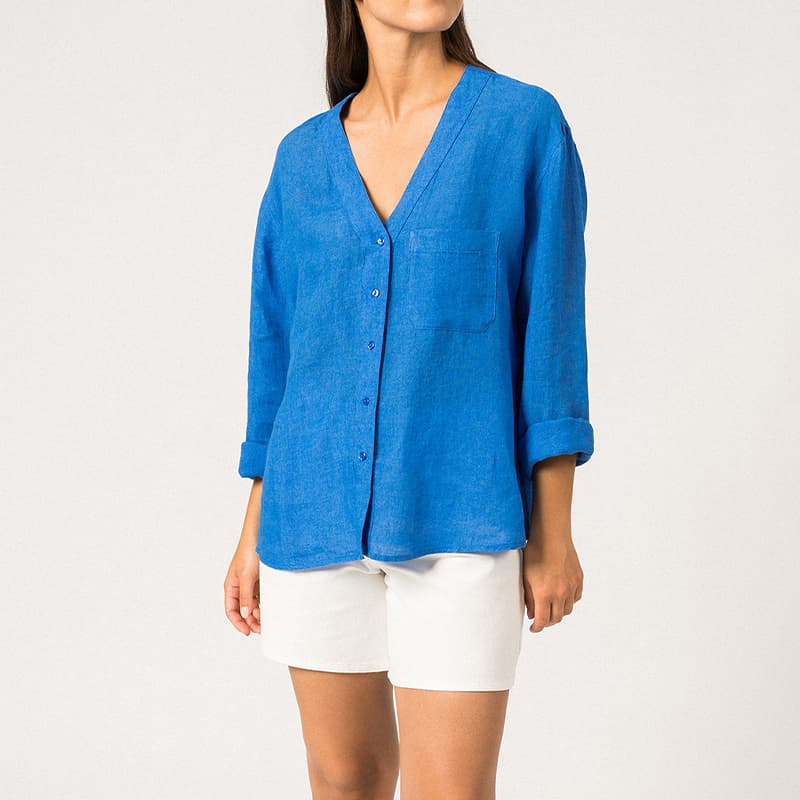 Chemisier en Lin SAINT JAMES Laurence 36 Mer