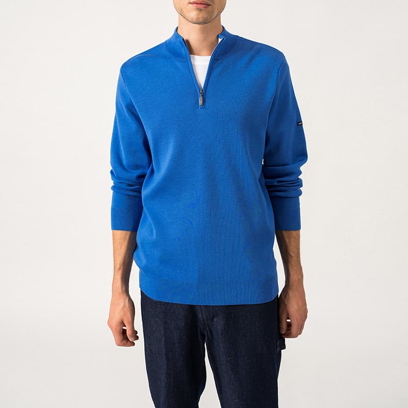 Pull SAINT JAMES Crossley II M Mer/Gris Light