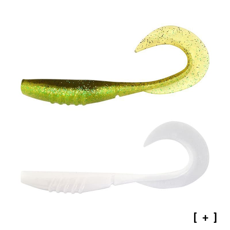 Leurre MEGABASS X Layer Curly 3.5 SOLID WHITE