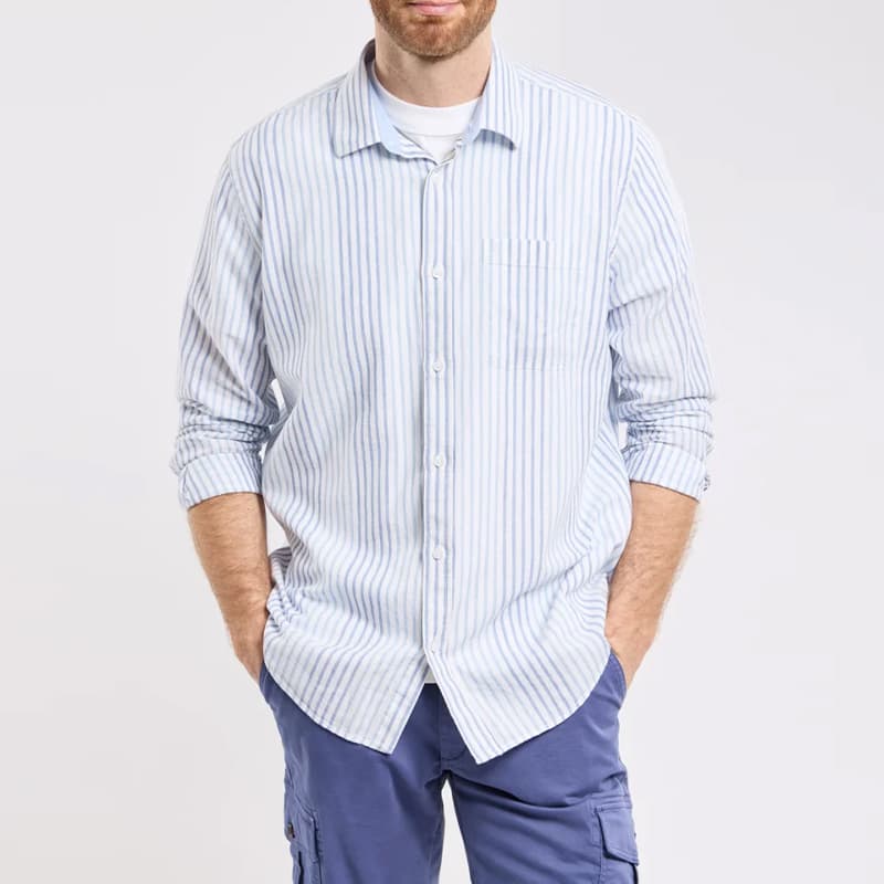 Chemise rayée ARMOR-LUX 73847 Taille 2XL QLN Rayé bicolore