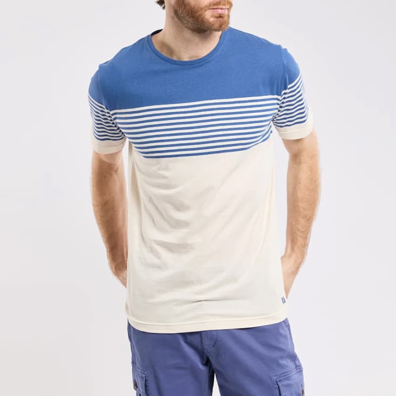 T-shirt rayé ARMOR-LUX Deauville 39900 Taille L D7D Nature/Obscur