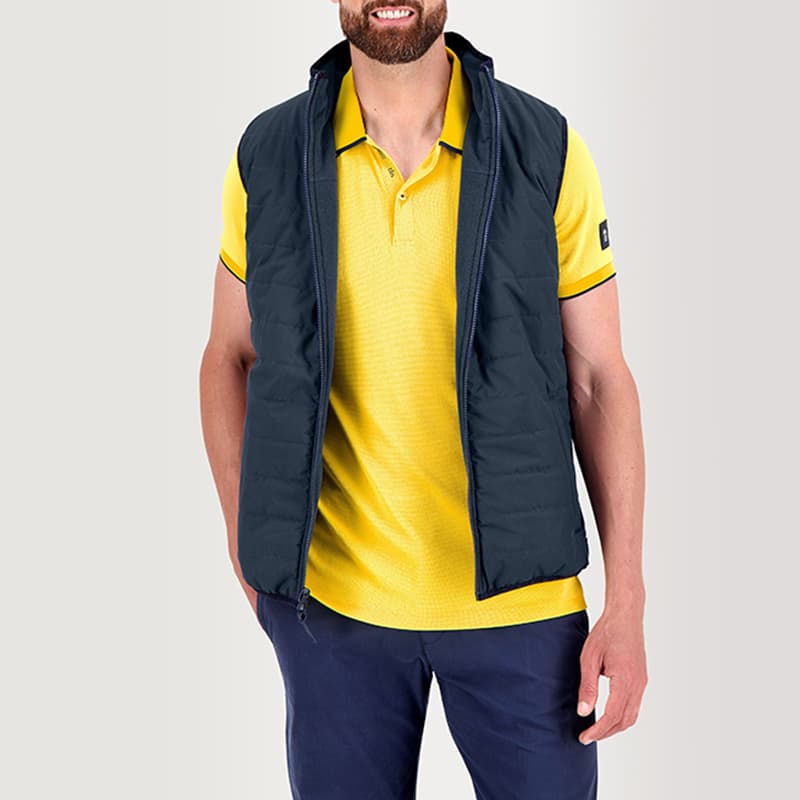 Doudoune sans manches TBS Jacobsan L 612 Navy