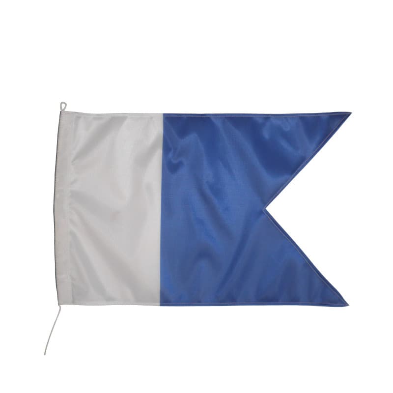 Pavillons DEJEAN - Navigation Code Maritime Alpha Bravo 30 x 36 cm