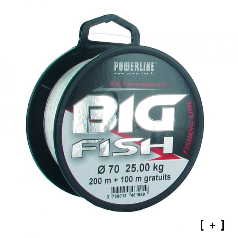 Nylon POWERLINE Big Fish - Transparent - 300M Ă 30 cm
