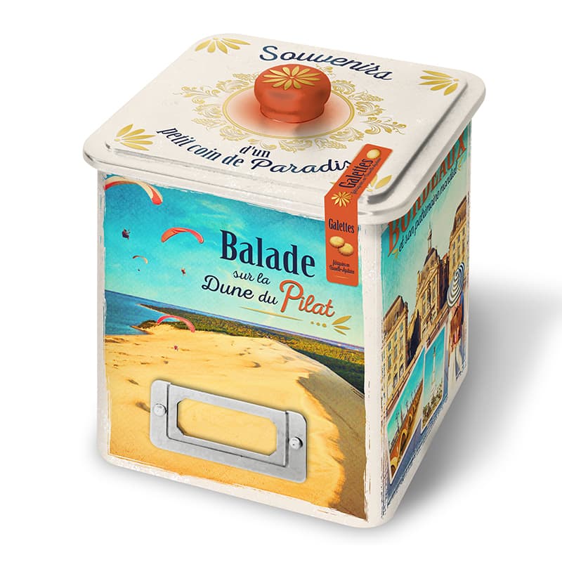 Boîte Collector Galettes Charentaises "Région bordelaise" SOCIÉTÉ DV