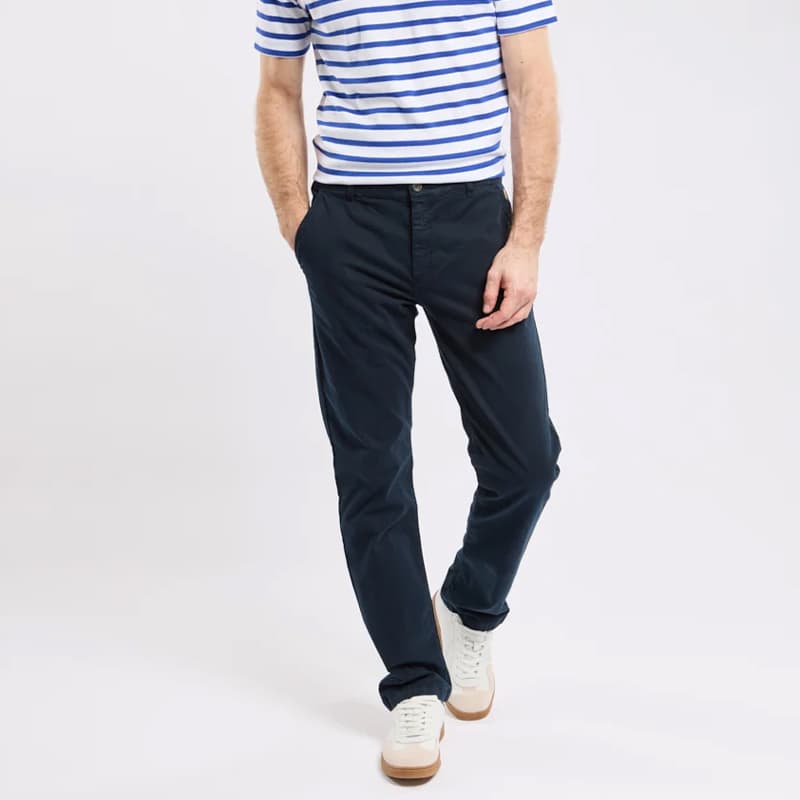 Pantalon chino droit ARMOR-LUX 44 D85 Rich Navy
