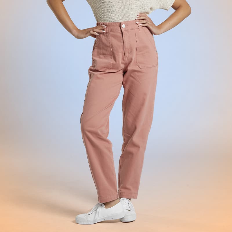 Pantalon MAT DE MISAINE Pontivy 40 U3620 Cyclamen