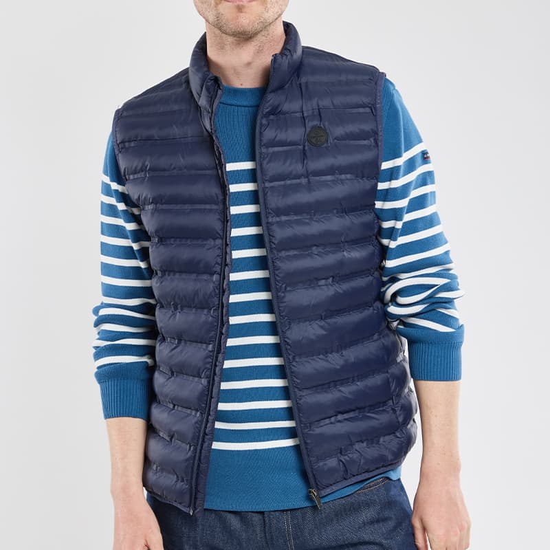 Doudoune sans manches BERMUDES Horsbord M 204 Navy