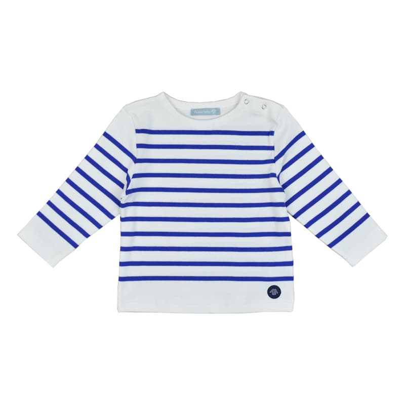 Marinière ARMOR-LUX Amiral Blanc/Etoile 6 Mois