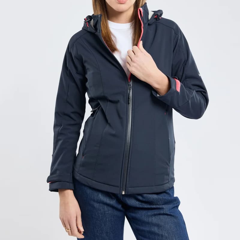 Veste Softshell doublée polaire BERMUDES Sitia 2XL 567 Navy/Gris