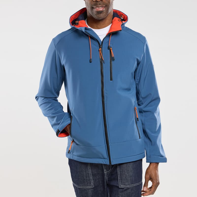 Veste softshell imperméable doublée polaire BERMUDES Seaboard XL B886 Atlantique