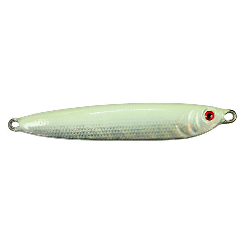 Leurre Jig RAGOT Hareng - 35G 35 g WHITE HOLO