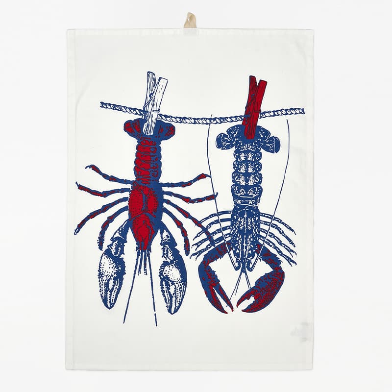 Torchon "Homards" BATELA DECO