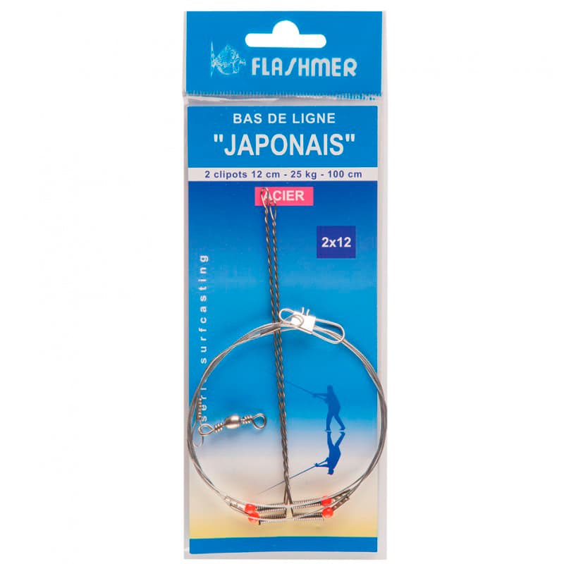 Bas de ligne FLASHMER Japonais Acier